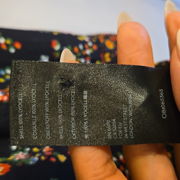 Anthropologie Maeve Marlie Button-Front Tunic Floral Long Sleeved Dress NWT - Picture 14 of 16